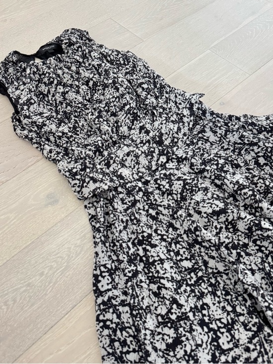 Derek Lam 100% Silk Chiffon Blouson Mini Dress - Size 0 - Picture 4 of 9